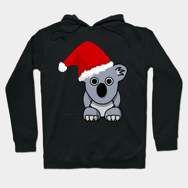 Cute Christmas Koala Hoodie by Nirvanibex